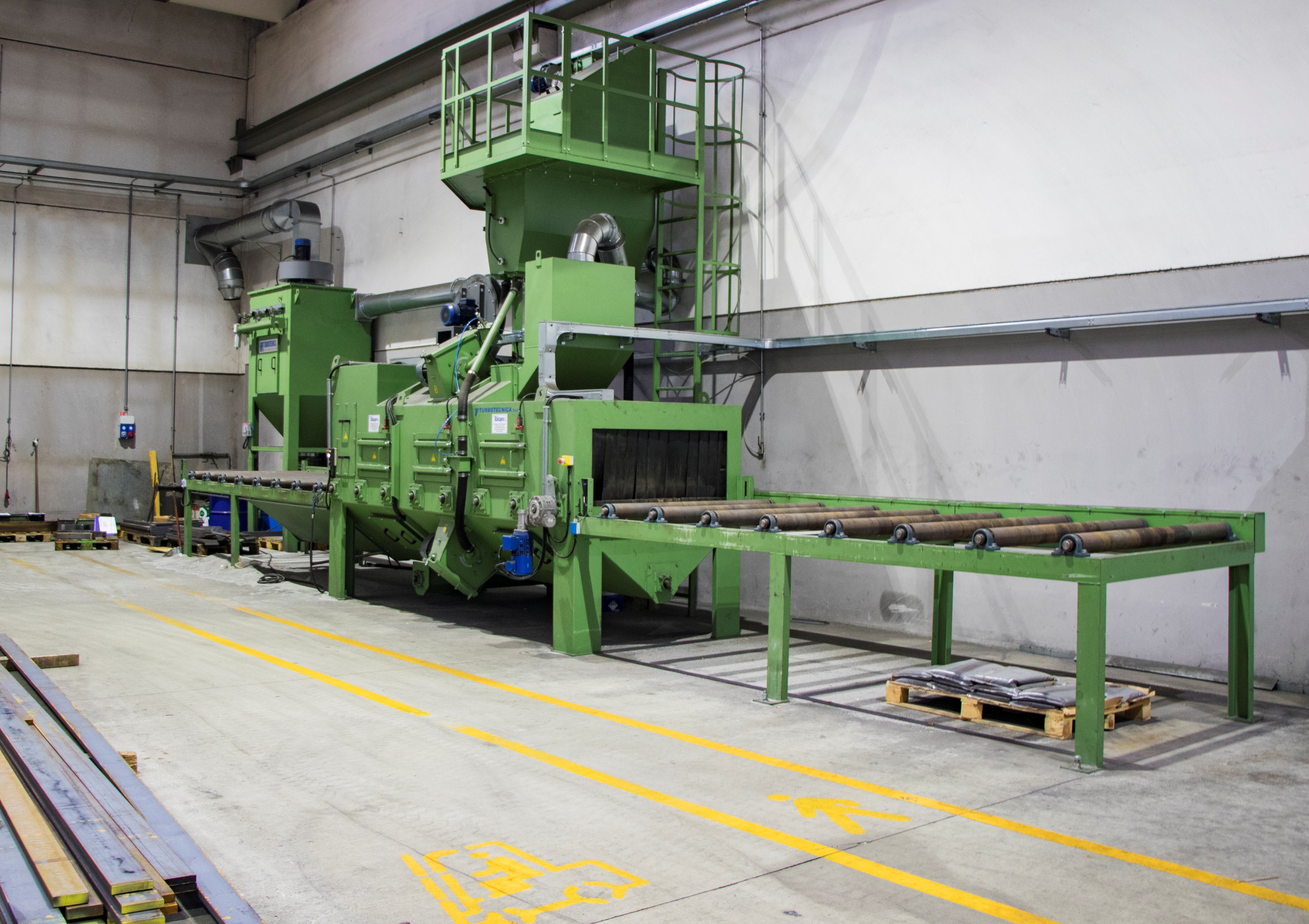 GRANIGLIATRICE TURBOMECCANICA GAMMA 1000 A TUNNEL